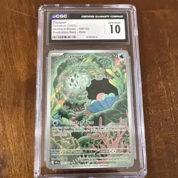 2025 POKEMON DRI EN-DESTINED RIVALS ILLUSTRATION RARE CLAMPERL CGC 10 - Image 1