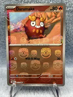 Pokemon TCG Darumaka (Master Ball Pattern) 013/086 Black Bolt - Image 2