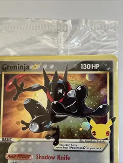 Greninja Star SWSH144 SWSH: Sword & Shield Holo SEALED PROMO Celebration Pokemon - Image 2