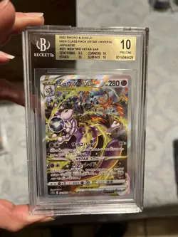 Mewtwo Perfect BGS 10 Pristine VSTAR UNIVERSE 221/172 S12a Japanese Pokemon - Image 3