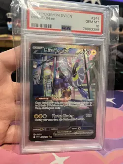Pokemon Miraidon ex SIR 244/198 SV01: Scarlet & Violet Base Set PSA 10 GEM - Image 3