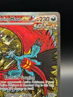 2025 Pokemon Prismatic Evolutions Roaring Moon ex 162 Special Illustration Rare - Image 2