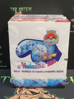 2024 POKEMON TCG WORLD CHAMPIONSHIP DECK 2024 FACTORY SEALED DISPLAY BOX CG4 - Image 1