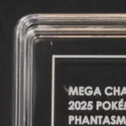 2025 POKEMON PHANTASMAL FLAMES UPC PROMO #109/094 MEGA CHARIZARD X EX UR TAG 9 - Image 3