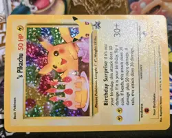 2021 Pokemon Celebrations Birthday Pikachu #24 Sword & Shield - Image 4