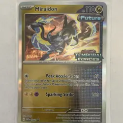 Pokemon STAFF Miraidon SVP Black Star Promos 092 Promo Holo - Image 1