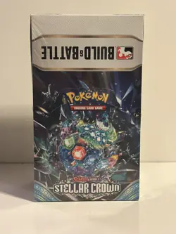 Pokemon TCG: Scarlet & Violet Stellar Crown Build & Battle Bundle Display Sealed - Image 1