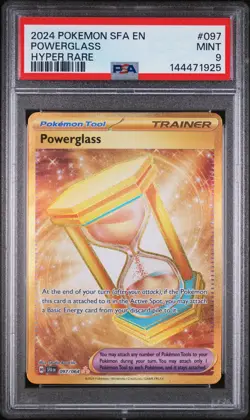 2024 POKEMON SFA EN-SHROUDED FABLE HYPER RARE #097 POWERGLASS PSA 9 - Image 1