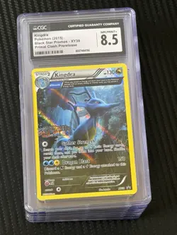 2015 Pokemon XY Primal Clash Prerelease Kingdra #XY39 CGC 8.5 - Image 1