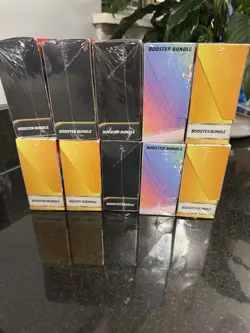 POKEMON TCG BOOSTER BUNDLE X10 PRISMATIC EVOLUTIONS MEGA PHANTASMAL SURGING - Image 2