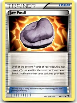 Jaw Fossil 94/111 XY - Furious Fists Uncommon Normal Pokemon TCG LP - Image 1