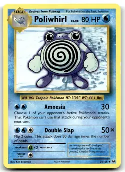 Poliwhirl 24/108 XY - Evolutions Uncommon Normal Pokemon TCG MP - Image 1