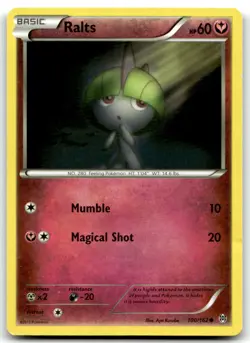 Ralts (100) 100/162 XY - BREAKthrough Common Normal Pokemon TCG HP - Image 1