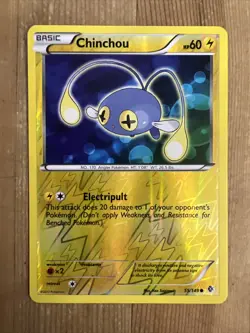 Pokemon TCG Chinchou Boundaries Crossed 55/149 Reverse Holo Common VLP - Image 1