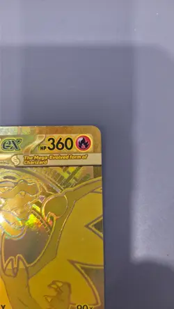 Gold Mega Charizard X EX 130/094 - English - Pokemon Phantasmal Flames - Image 4