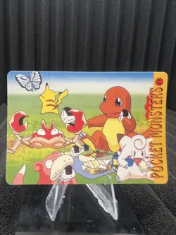 Pokemon Vintage Pocket Monsters Vending HOLO Prism Sticker Bandai 1999 Nintendo - Image 2