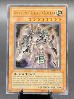 Yugioh! Ancient Gear Golem TLM-EN006 Ultra Rare Unlimited NM - Image 1