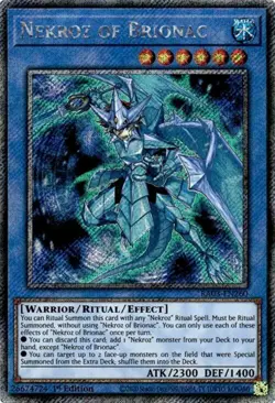 Yugioh! Nekroz of Brionac - RA03-EN260 - Platinum Secret Rare - 1st Edition Near - Image 1