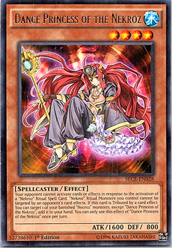 Dance Princess Of The Nekroz SECE-EN028 Yu-Gi-Oh! Light Play 1st Edition - Image 1