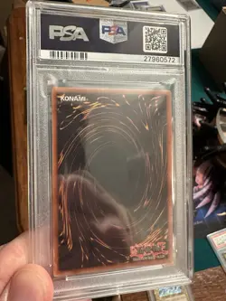 2002 Yu-Gi-Oh! Kazejin Metal Raiders MRD 1st Edition Super Rare PSA 10 - Image 2