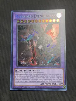 Yu-Gi-Oh! Darklord Eveningstar 1st Ed. BPRO-EN036 Secret Rare - FREE SHIPPING - Image 3