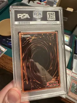 2002 Yu-Gi-Oh! Tainted Wisdom Metal Raiders MRD 1st Edition Common PSA 10 - Image 2