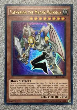 Valkyrion the Magna Warrior YGLD-ENB01 Ultra Rare Unlimited NM - Image 1