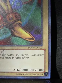 Left Leg Of The Forbidden One LCYW-EN303 Secret Rare (LP) - Image 5