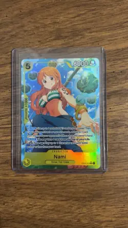 EB03-053 Nami Alt Art SR One Piece Card Game English NM - Image 1