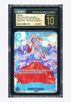One Piece CGC 10 PRISTINE Yamato SR Alternate Art 2025 OP13-054 OP13 Japanese - Image 1
