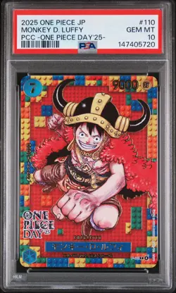 2025 ONE PIECE JPN PREMIUM COLLECTION ONE PIECE DAY'25 MONKEY D LUFFY PSA 10 - Image 1
