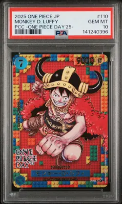2025 ONE PIECE JPN PREMIUM COLLECTION ONE PIECE DAY'25 MONKEY D LUFFY PSA 10 - Image 1
