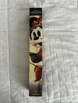 Disney Park Exclusive Disney Lorcana Mickey And Minnie FOIL Playmat - Image 1
