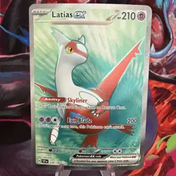 Latias ex 220/191 Ultra Rare Full Art Pokemon TCG Surging Sparks Card - NM - Image 1