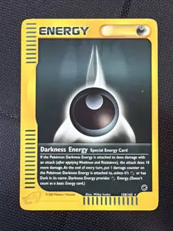 Pokemon Expedition 158/165 Darkness Energy Card - Image 1