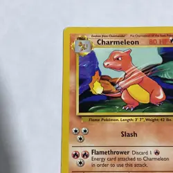 CHARMELEON #24/102 UNCOMMON UNLIMITED BASE SET POKEMON CARD - Image 2
