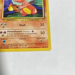 CHARMELEON #24/102 UNCOMMON UNLIMITED BASE SET POKEMON CARD - Image 4