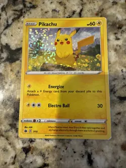 McDonalds Pokemon 2022 Pikachu Holo Foil 7/15 Pack Fresh Card - Image 1