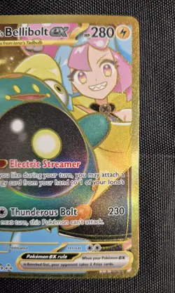 Iono's Bellibolt ex 188/159 Hyper Rare Pokemon Card - Image 2