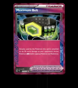 Maximum Belt – 117/131 – Prismatic Evolutions – Holo – Near Mint - Pokemon Card - Image 1