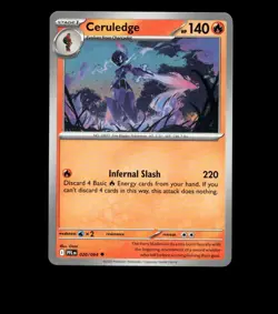 Ceruledge – 020/094 – Phantasmal Flames – Non-Holo – Near Mint Pokemon Card TCG - Image 1