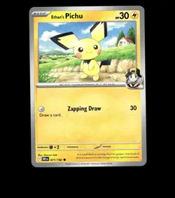 Ethan’s Pichu – 071/182 – Destined Rivals – Non Holo – Near Mint - Pokemon Card - Image 1
