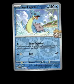 Misty’s Lapras – 050/182 – Destined Rivals – Reverse Holo Near Mint Pokemon Card - Image 1