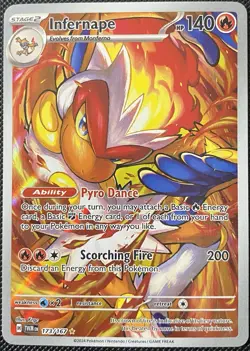 Infernape 173/167 Sv06: Twilight Masquerade Holo - Pokemon Card - Image 1