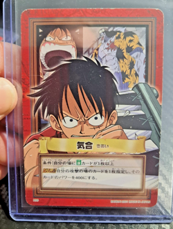 BANDAI One Piece Hyper Battle H06 LUFFY CREW SCARCE EARLY CARD - Image 1