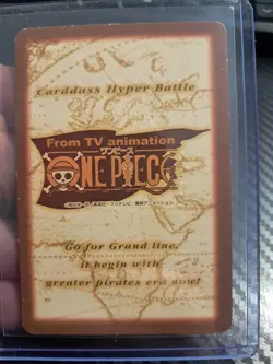 BANDAI One Piece Hyper Battle H06 LUFFY CREW SCARCE EARLY CARD - Image 2