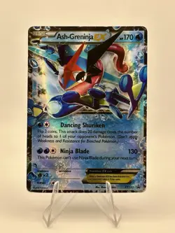 Pokemon TCG Cards Ash-Greninja EX XY133 Black Star Promo Holo HP (Standard Size) - Image 1