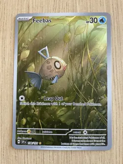 Feebas 198/191 - Illustration Rare Holo Full Art - Pokemon Card - NM - 1¢ start - Image 1