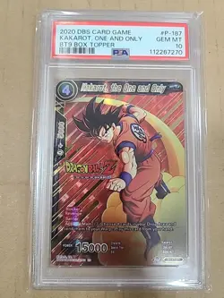 Dragon Ball Super Card Game - Kakarot, the One and Only - Gem Mint - PSA 10 - Image 1
