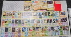 semi vintage pokemon card lot MP/DMG Holos and rares,c,un 200+ - Image 1